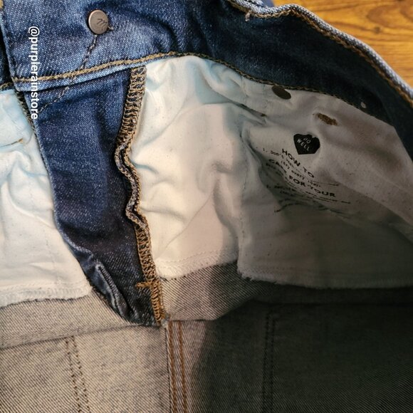 Madewell Jeans 27 Skinny 9" Mid Rise Woodland Wash MA938 Tummy Control Stretch - Picture 4 of 13